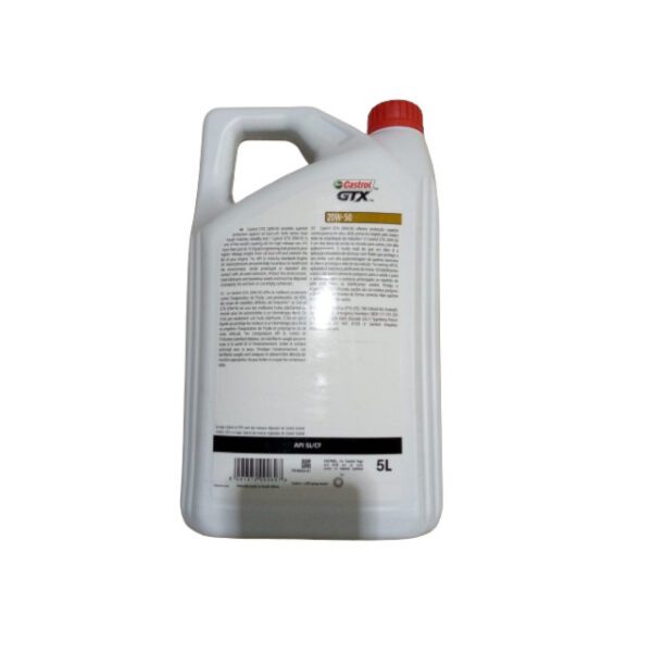 Castrol GTX 20W-50 engine oil 5L - Image 2