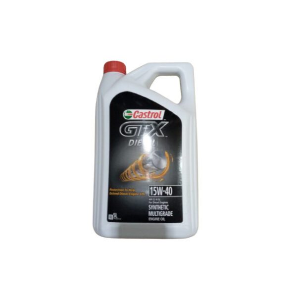Castrol GTX Diesel 15W-40 engine oil 5L