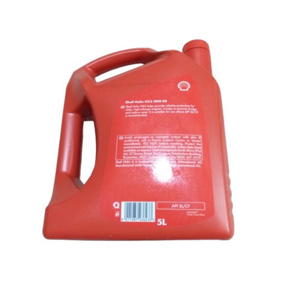 Shell Helix HX3 20W-50 engine oil 5l - Image 2